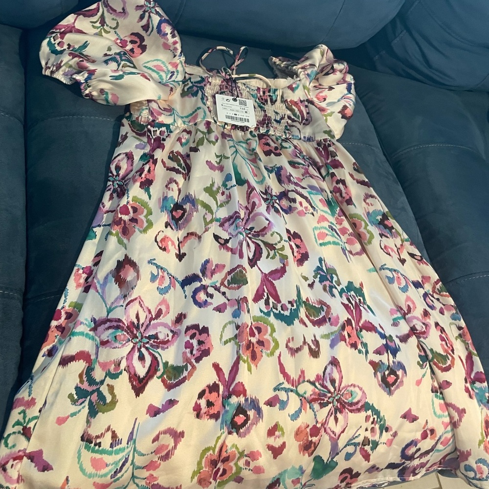Zara floral dress